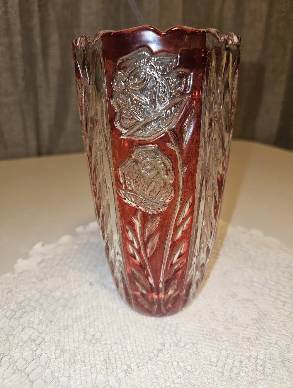 Vintage: Crystal German Vases 6.5 